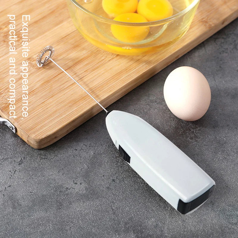 Batidor Eléctrico de Mano Mini - Espumador de Leche para Café y Cocina