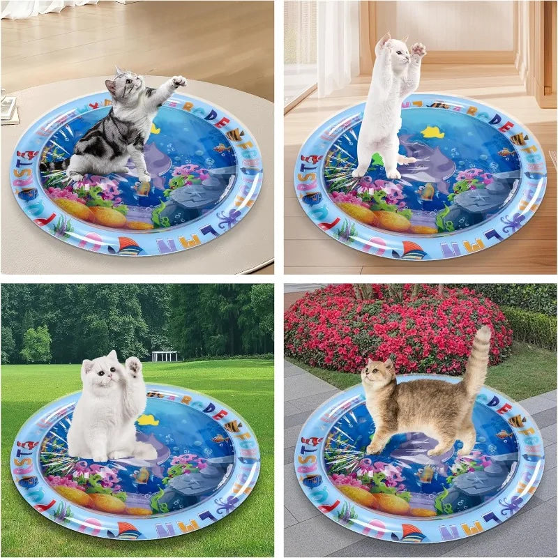 Alfombra Sensorial de Agua para Gatos y Perros – Juguete Interactivo Refrescante para Mascotas