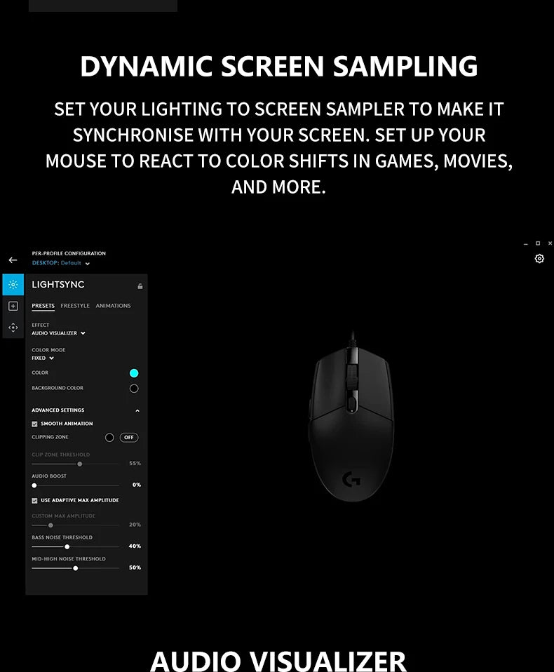 Mouse Gamer Logitech G102 | Sensor de Alta Precisión, Iluminación RGB y Rendimiento Duradero