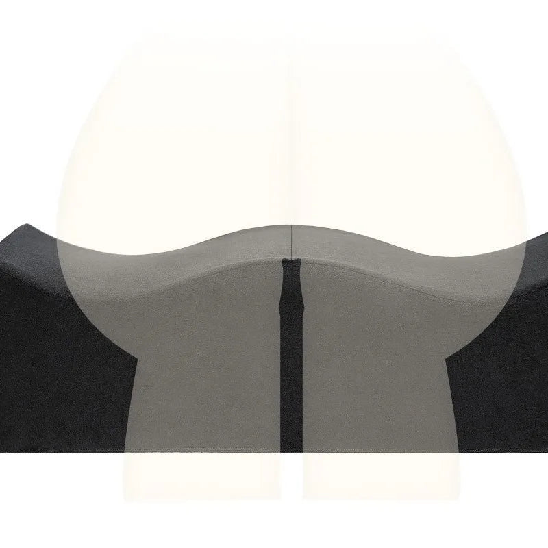 Almohada para piernas Almohada ergonómica para piernas Almohada BBL, protege la cintura, alivia la presión del cóccix, para recuperación de cirugía de hemorroides