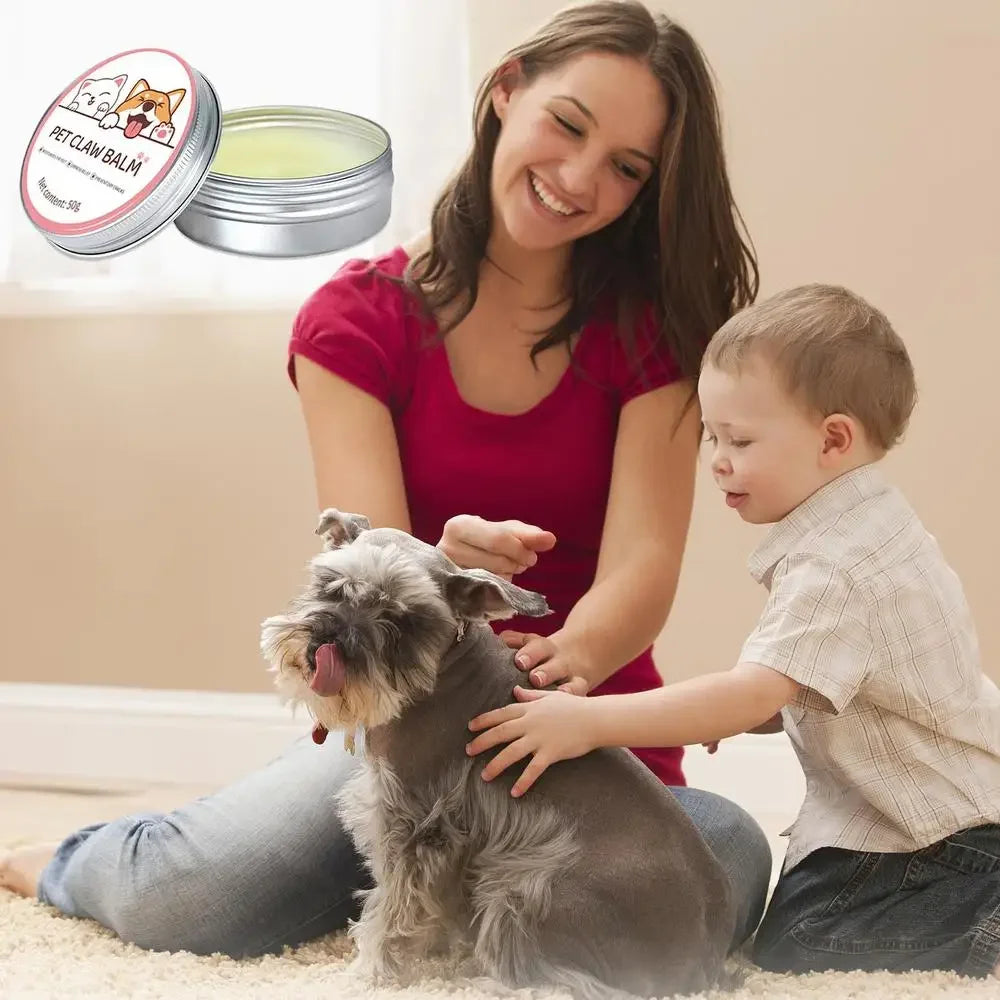 Bálsamo para patas de gatos, 50g, crema protectora para patas de perros y gatos, Protector de nariz para mascotas, hidratante, grietas para mascotas, accesorios de reparación de pies para gatos