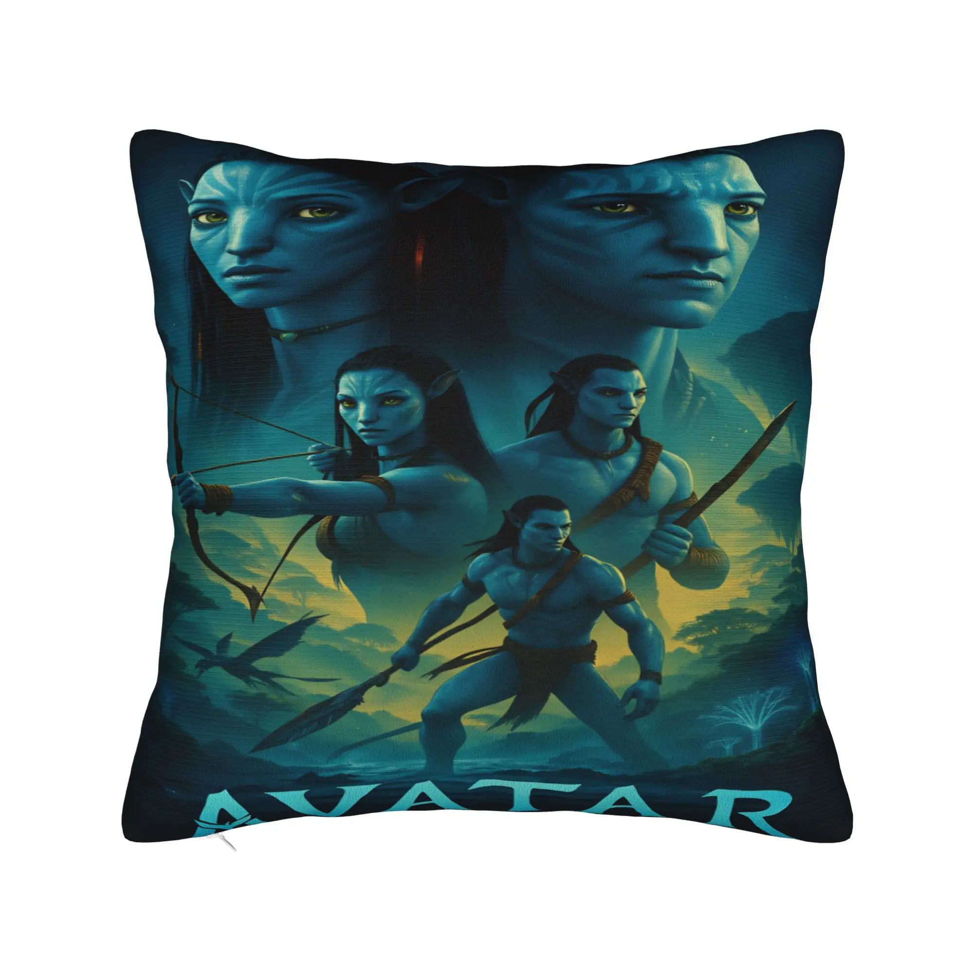 🌊 Funda de Almohada Decorativa Avatar: The Way of Water Suave, Moderna y de Estilo Retro | Ideal para Sofá y Dormitorio