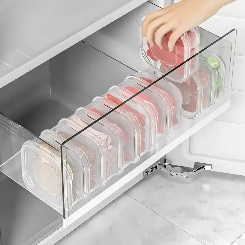 Caja de almacenamiento multifunción para refrigerador, caja de almacenamiento de alimentos para cocina, 10 Uds.