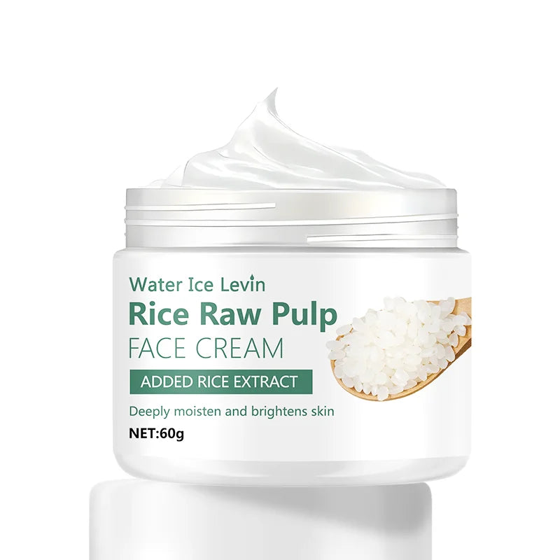 Crema Facial de Arroz - Hidratante Antienvejecimiento con Efecto Reafirmante