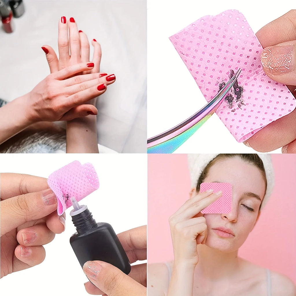 Toallitas para Uñas sin Pelusa - Limpieza Profesional para Manicure (200 pcs)