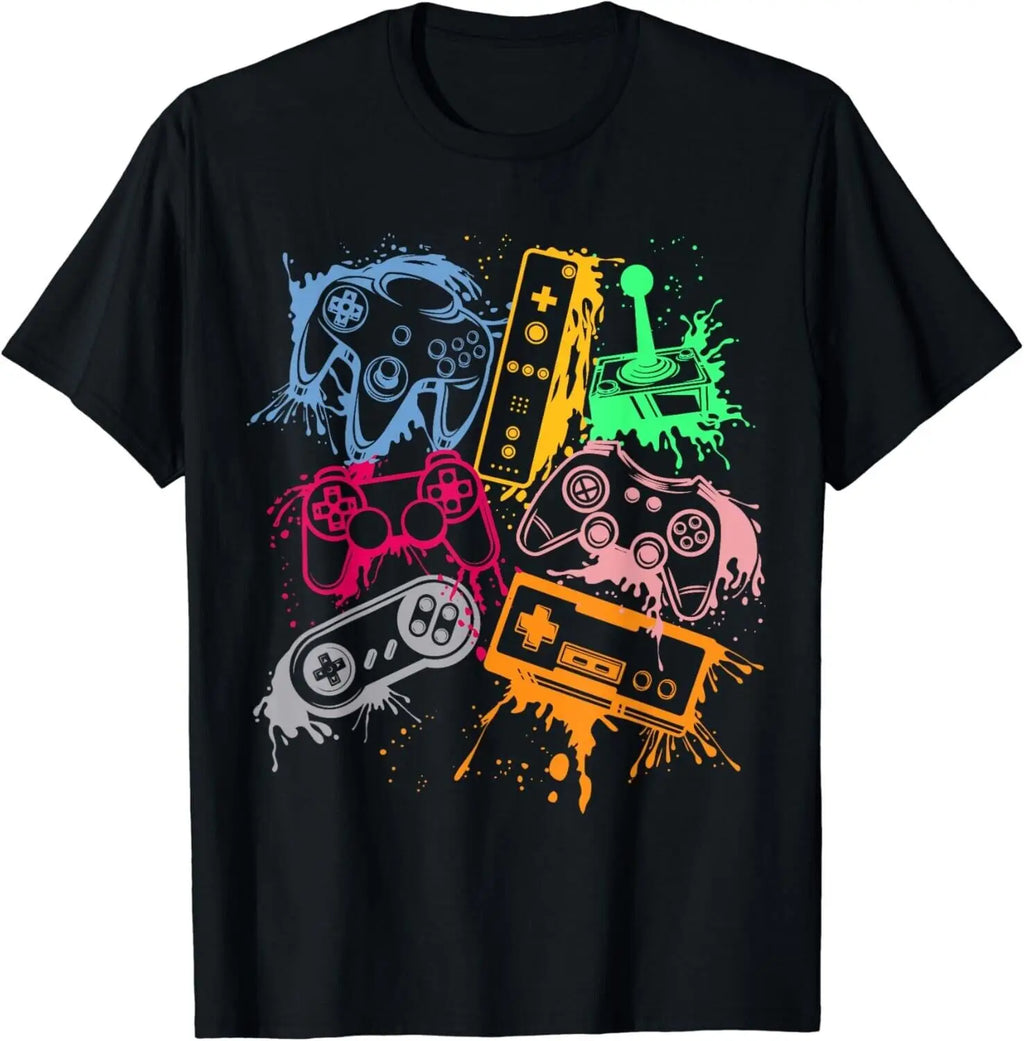 Camiseta Gamer Retro 80s & 90s | Control de Consola Clásico – Playera Unisex Casual para Amantes de los Videojuegos