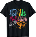 Camiseta Gamer Retro 80s & 90s | Control de Consola Clásico – Playera Unisex Casual para Amantes de los Videojuegos