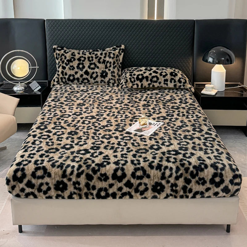 ❄️ Sábana Bajera de Felpa Gruesa para Invierno Ultra Suave, Cálida y Ajustable | Protector de Colchón (Sin Fundas)