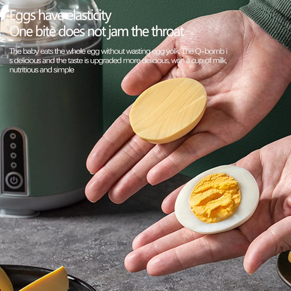 Batidora de huevos eléctrica, agitador de huevos, máquina para hacer huevos dorados, mezcla automática de huevos, blanco y y yema, suministros de cocina, homogeneizador de huevos