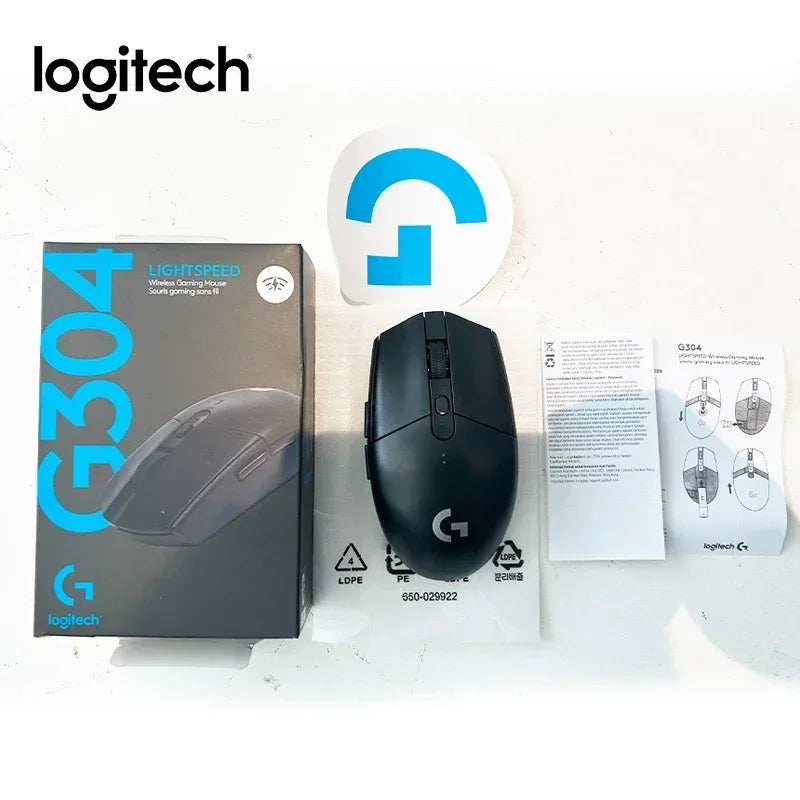 🖱️ Mouse Gamer Inalámbrico Logitech G304 / G305 Lightspeed Precisión HERO 12,000 DPI | Ultraligero, 6 Botones Programables y Plug & Play
