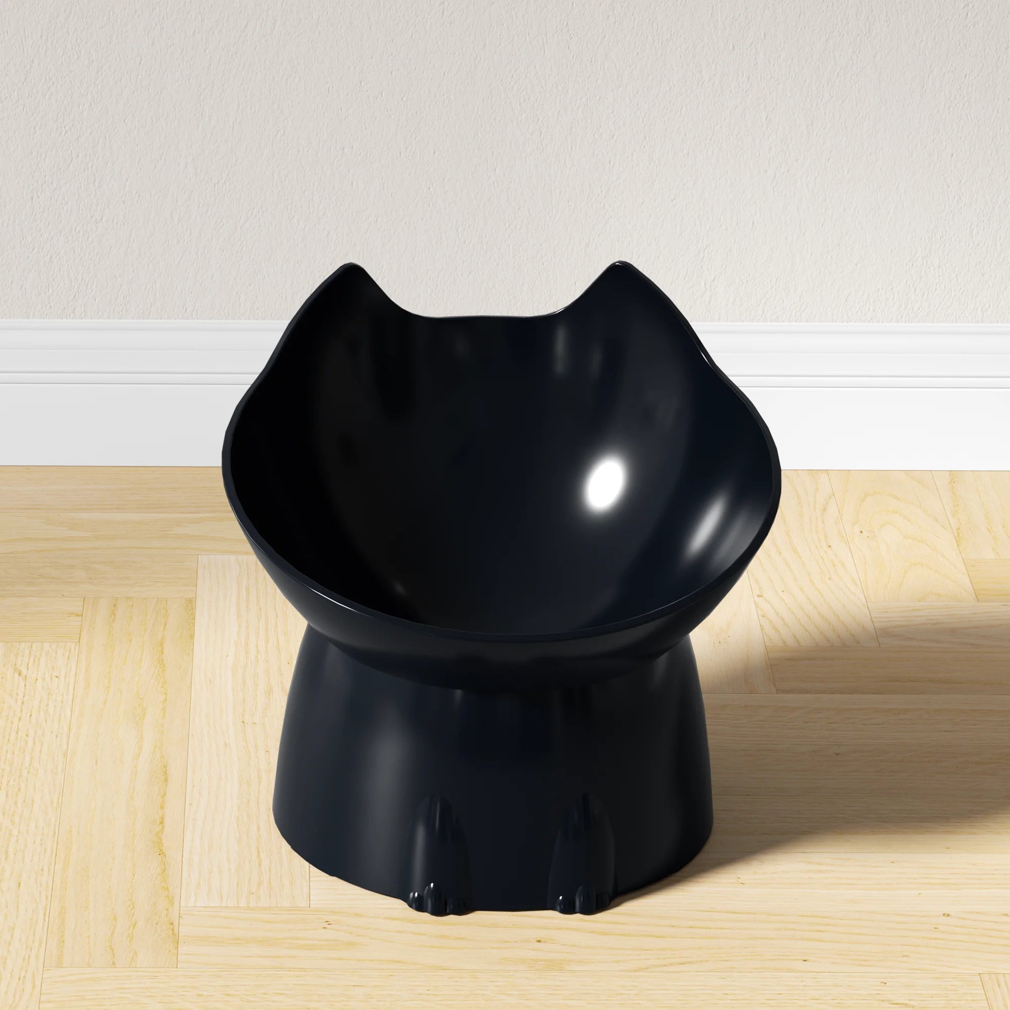 Cuenco Elevado Antivómito para Gatos | Plato Inclinado Antipunta que Protege el Cuello – Ideal para Gatitos y Adultos