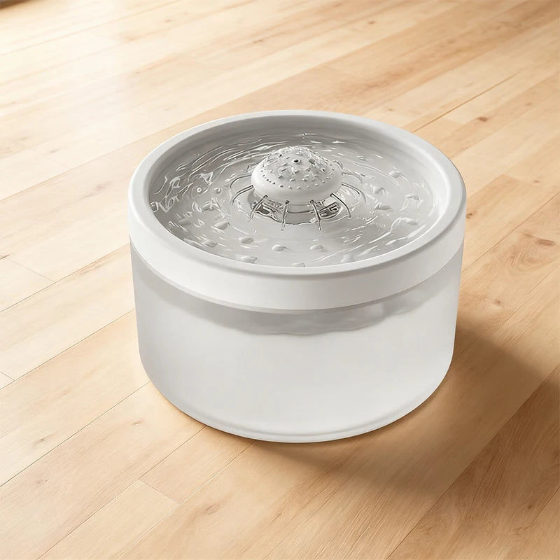 Bebedero Automático para Gatos y Perros 1.8L – Fuente de Agua Silenciosa con Filtro y Base Antideslizante
