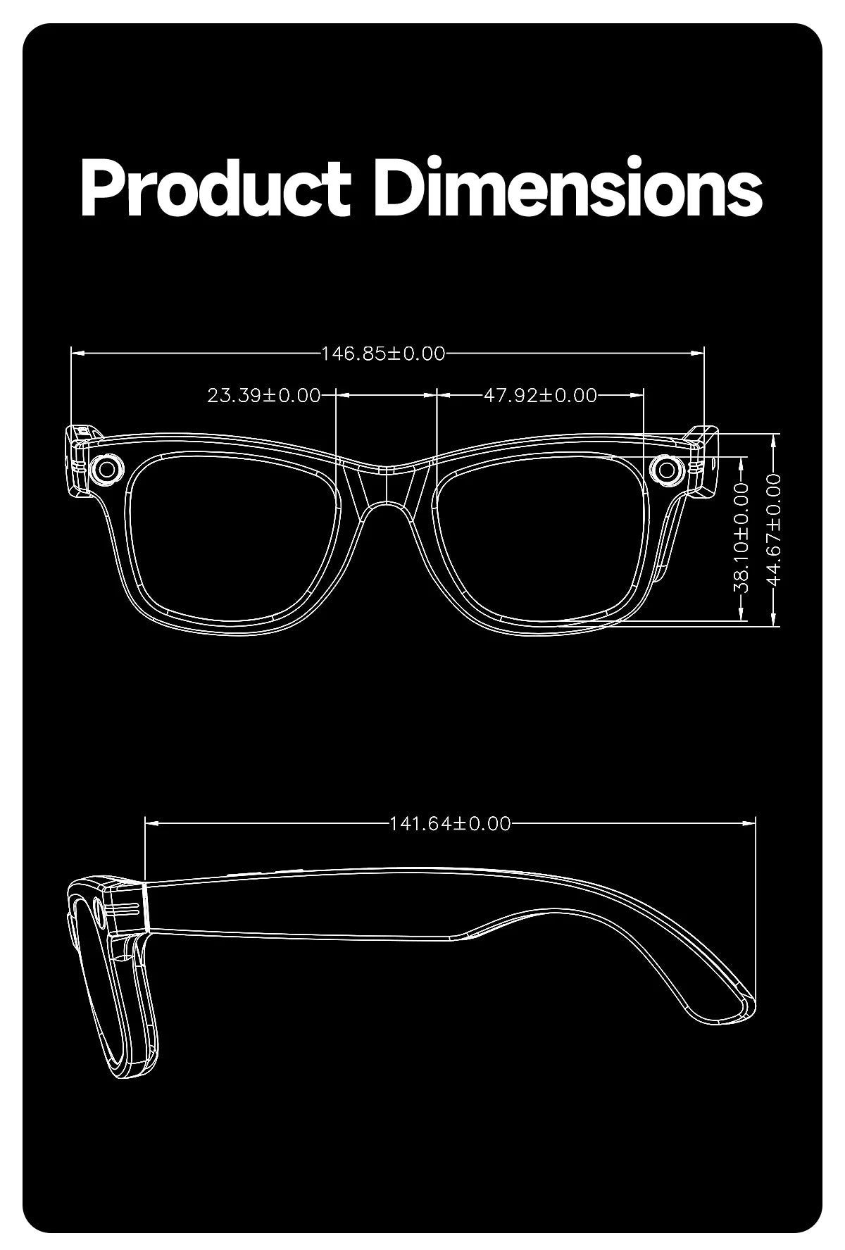 Gafas Inteligentes AI con Cámara 800W - Lentes Fotocromáticos, Traducción y Llamadas Bluetooth