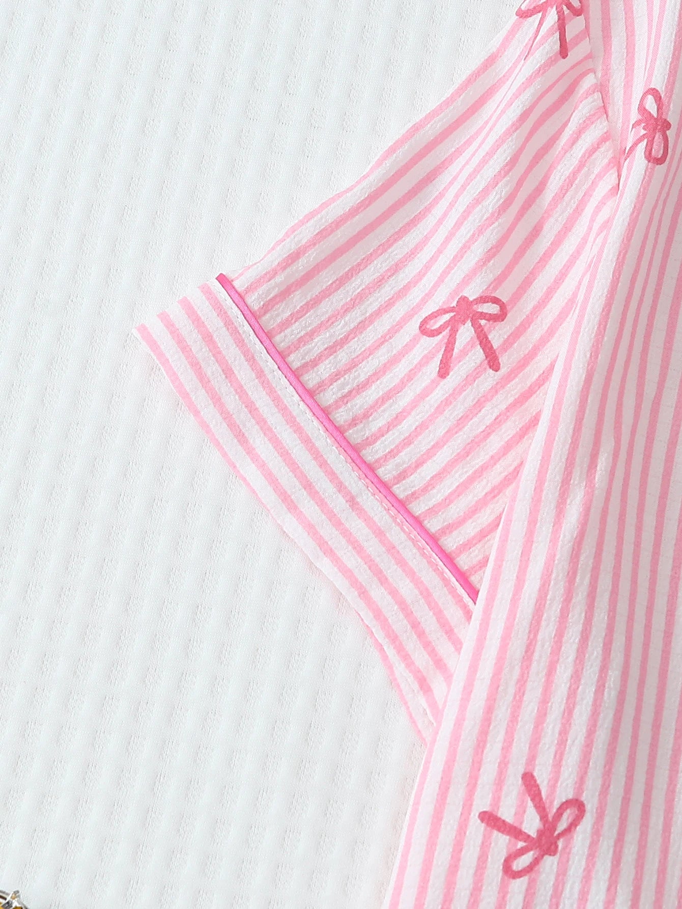 [San Valentín] Conjunto de pijama de 2 piezas con estampado de labios, pantalones cortos de manga corta, pijamas de mujer, conjunto de ropa de descanso adecuado para uso doméstico