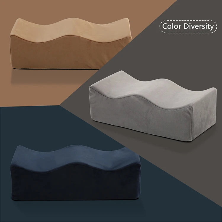 Almohada para piernas Almohada ergonómica para piernas Almohada BBL, protege la cintura, alivia la presión del cóccix, para recuperación de cirugía de hemorroides