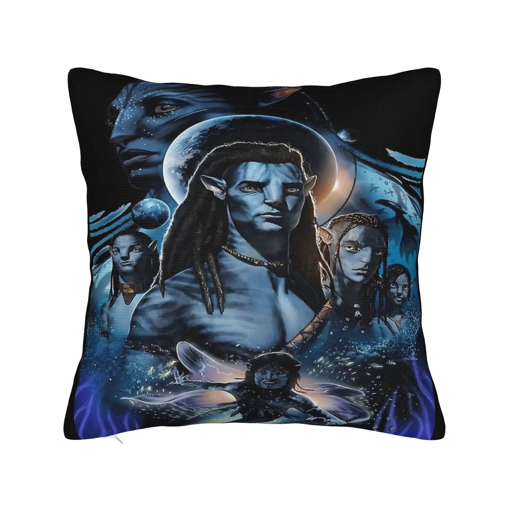 🌊 Funda de Almohada Decorativa Avatar: The Way of Water Suave, Moderna y de Estilo Retro | Ideal para Sofá y Dormitorio