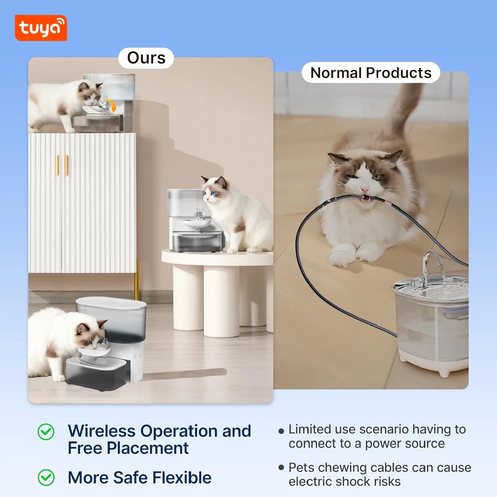 🐾 Fuente de Agua Automática para Mascotas 3L | Sin Filtro, Silenciosa y con Autolimpieza Agua siempre fresca, limpia y segura para tu mascota — sin filtros ni cables