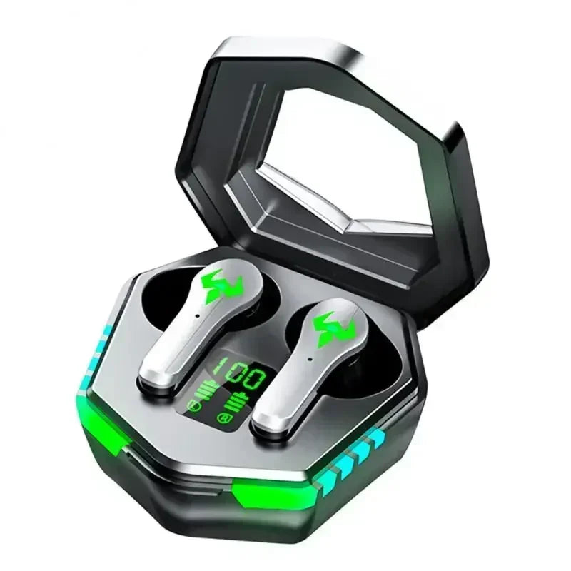 Auriculares Inalámbricos TWS con Pantalla Digital - Bluetooth para Gaming