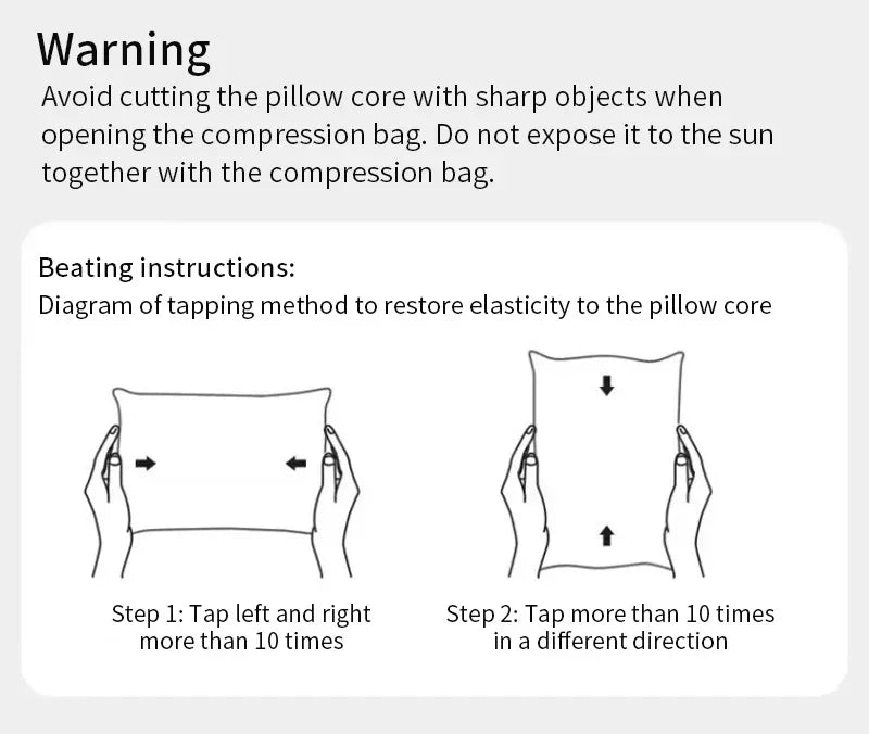 Almohada de masaje de punto lavable de alta calidad, soporte para el cuello para dormir mejor, almohada hipoalergénica, almohada para el hogar no se colapaza