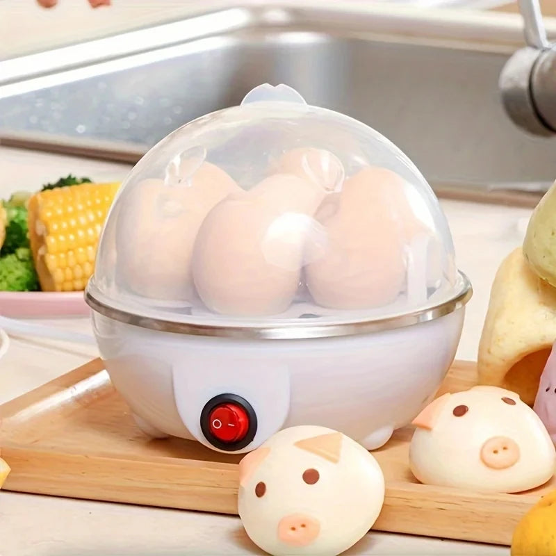 Hervidor de Huevos Eléctrico 7 Huevos - Apagado Automático Multifuncional