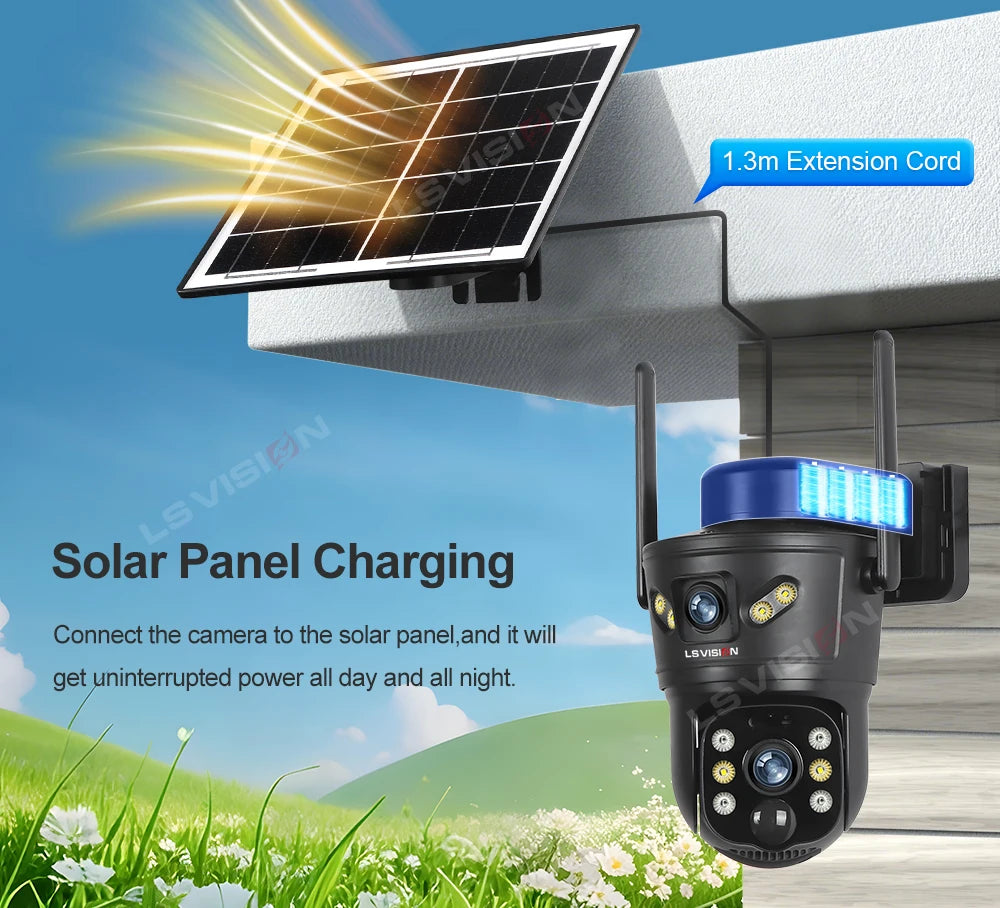 Cámara Solar 4G | Funciona sin WiFi ni electricidad – Ideal para ranchos, terrenos y negocios