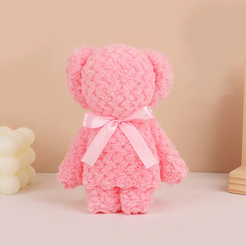 1-10 Uds. Toalla de oso de peluche, regalo para Baby Shower, recuerdos de fiesta de cumpleaños para niños, regalo de invitados de aniversario de boda, decoración navideña de Pascua