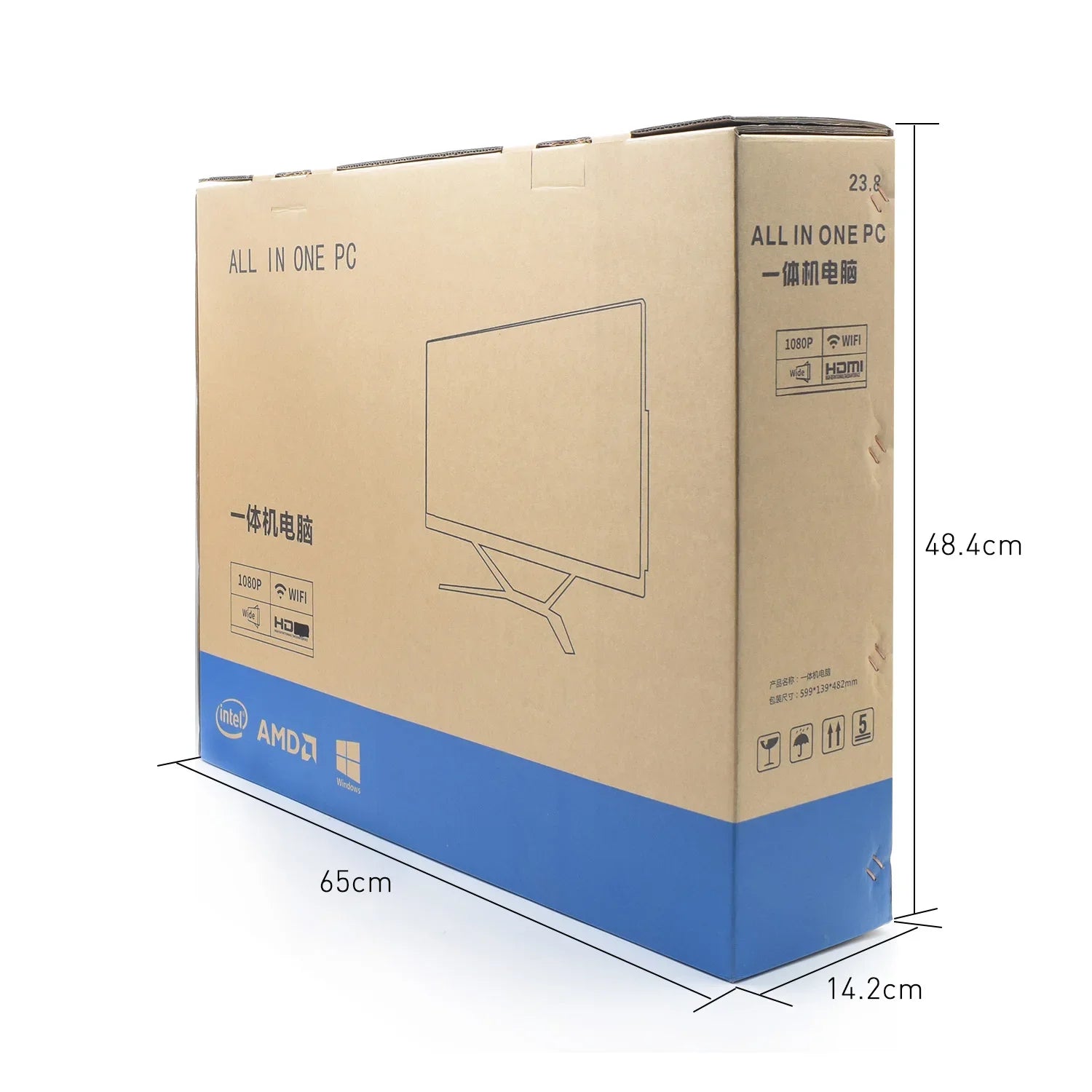 PC Gamer Todo-en-Uno AOTESIER 24” | Intel i7, 16–32 GB RAM, SSD 512 GB, Full HD – Ideal para Gaming Ligero y Uso Profesional