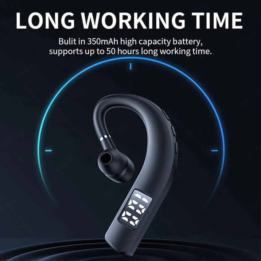 Auriculares Bluetooth con Micrófono para Conducir - Manos Libres con Cancelación de Ruido