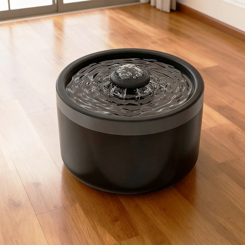 Bebedero Automático para Gatos y Perros 1.8L – Fuente de Agua Silenciosa con Filtro y Base Antideslizante