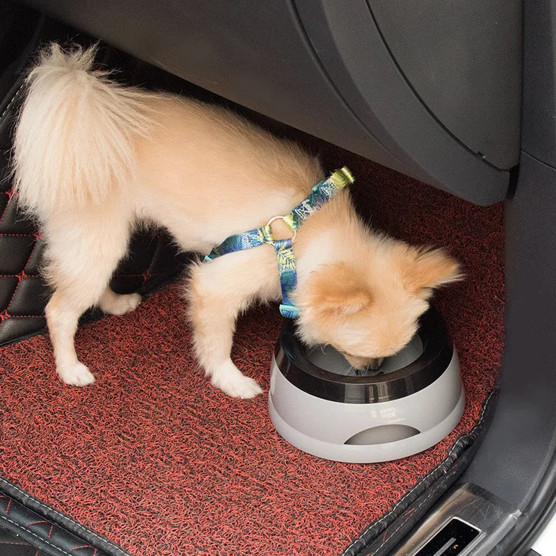 Cuenco Flotante Antiderrames para Perros y Gatos – Bebedero Portátil con Tecnología Antisalpicaduras