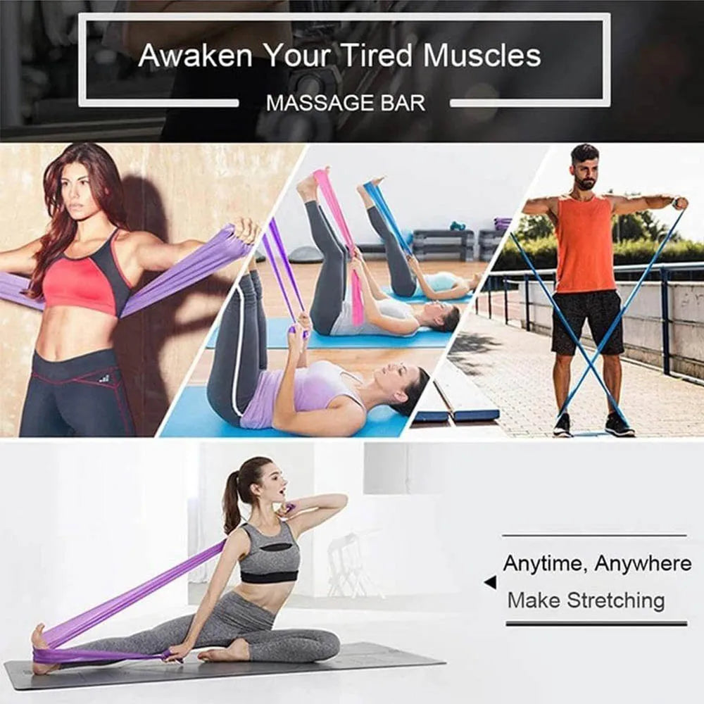 Bandas de resistencia para hacer ejercicio, terapia física, entrenamiento físico al aire libre, Pilates, gimnasio en casa, banda elástica