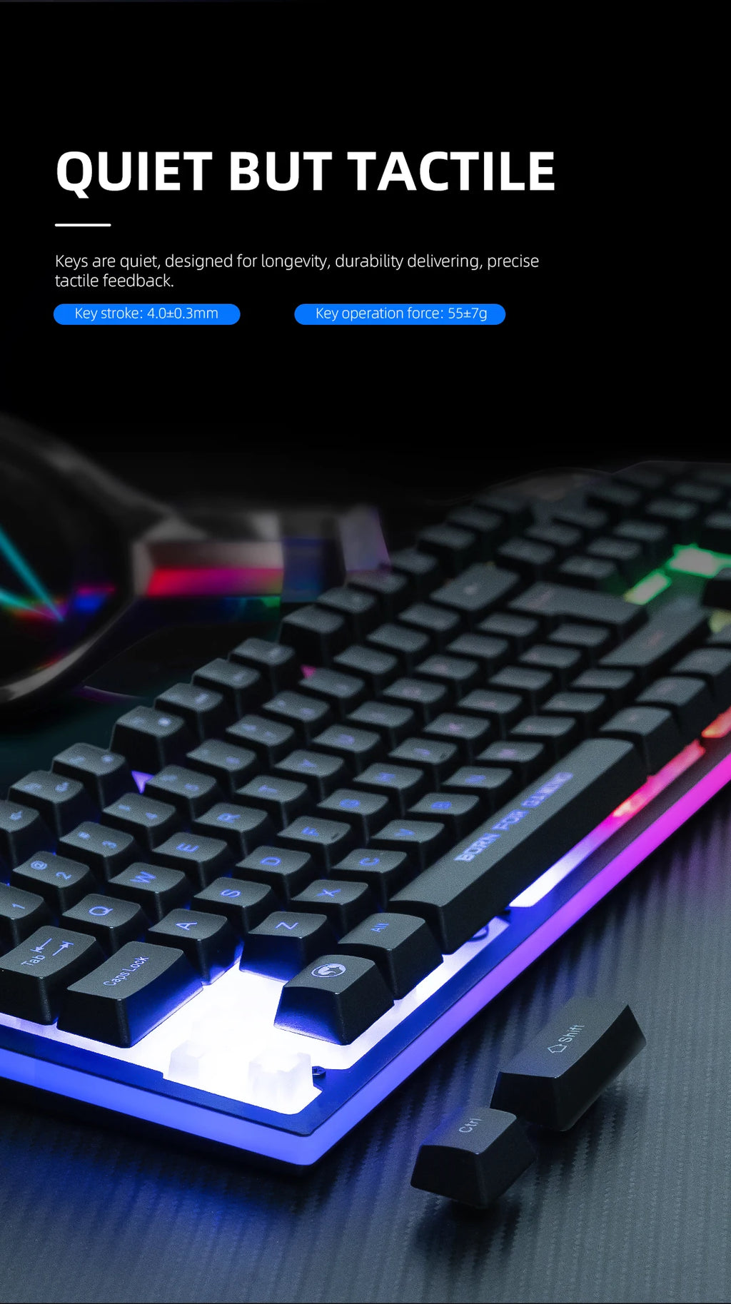 🎮 Kit Gamer MARVO 4 en 1 RGB Teclado + Mouse + Audífonos + Mousepad | Rendimiento Total para Gaming