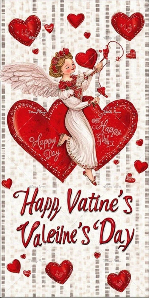 Banner de cubierta de puerta para el Día de San Valentín, rosas rojas, amor, fotografía, decoración de fondo, boda, novia, suministros para fiesta del Día de la madre