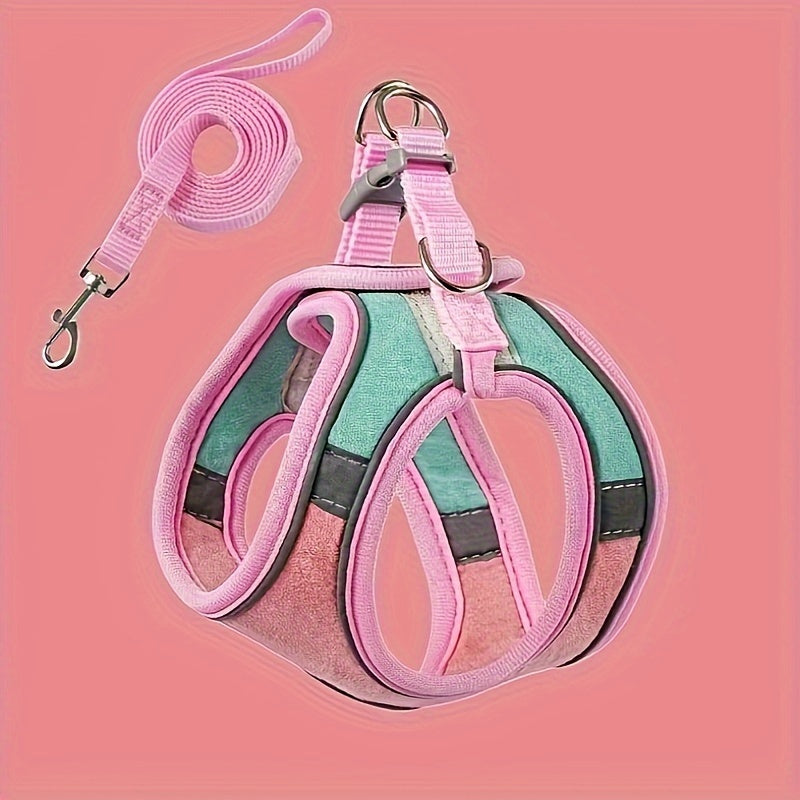 Arnés Antiescape para Gatos con Correa Ajustable | Chaleco Seguro y Cómodo para Paseos al Aire Libre