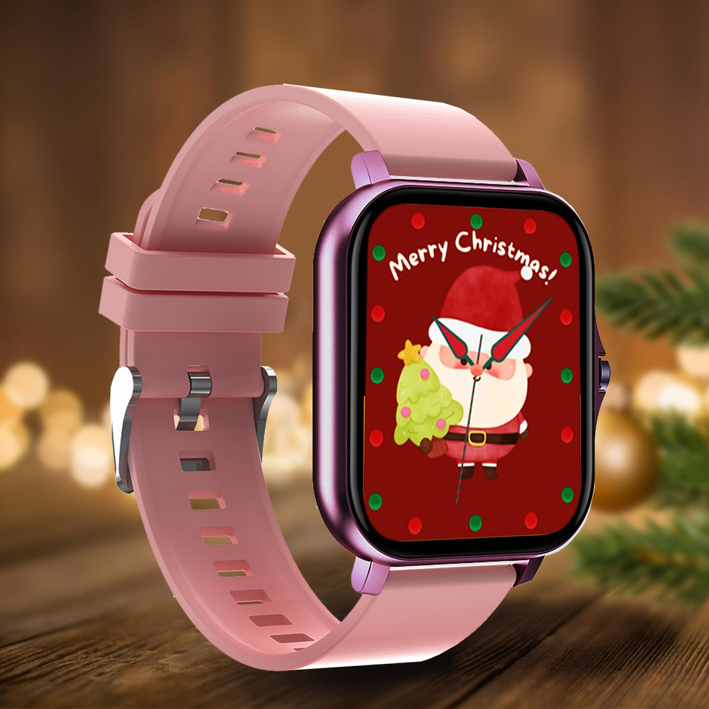 2024 Upgraded Smart Watch with Call Function - Full Touch Screen, Fitness Tracker, Zinc Alloy Case, Silicone Band, Rechargeable Lithium Battery (180mAh), Wireless Smartwatch for Android & iOS, Ideal for Mother's Day, Father's
