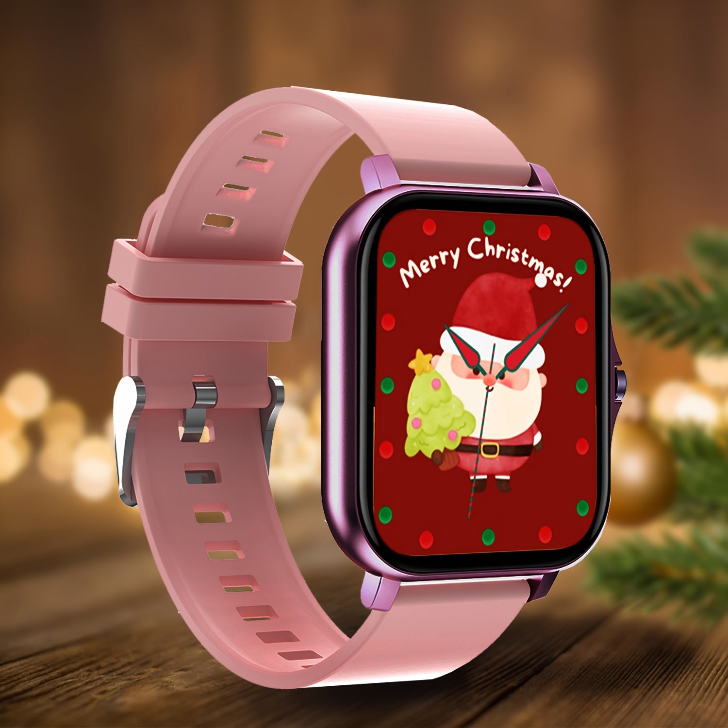 2024 Upgraded Smart Watch with Call Function - Full Touch Screen, Fitness Tracker, Zinc Alloy Case, Silicone Band, Rechargeable Lithium Battery (180mAh), Wireless Smartwatch for Android & iOS, Ideal for Mother's Day, Father's