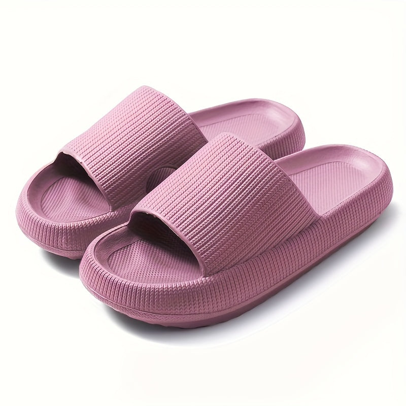 Sandalias EVA para Mujer - Pantuflas Ultrasuaves con Tira Trasera, Suela Plana y Punta Abierta para Casa