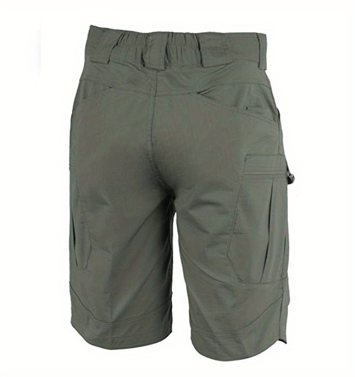Men's Multi-Pocket Tactical Shorts Multi-Purpose Cargo Shorts Outdoor Waterproof Hiking Track Shorts ( Larger Size Recommended)