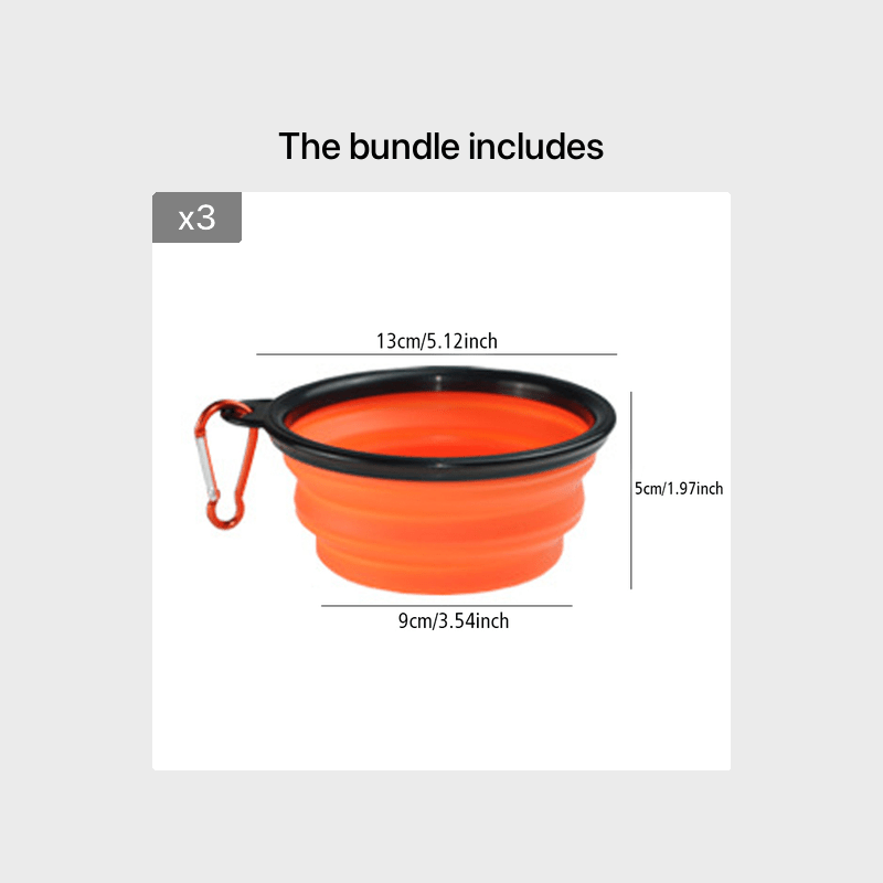 Bebedero Portátil Plegable para Perros | Comedero de Agua Ligero y Fácil de Llevar para Paseos y Viajes