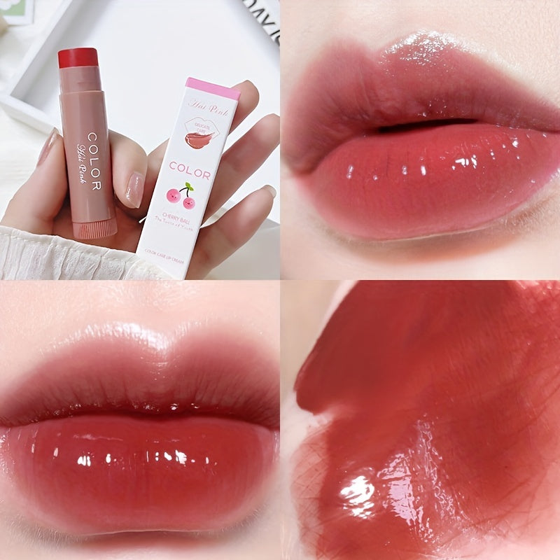 1/3 Pcs Tinted Moisturizing Lip Balm Lipstick Hydrating Fade Lip Lines Anti-dry Anti-crack Lipstick Lip Cream Valentine's Day Gifts Contain Plant Squalane