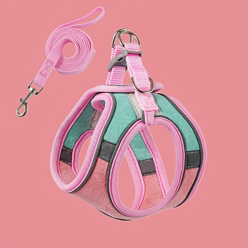 Arnés Antiescape para Gatos con Correa Ajustable | Chaleco Seguro y Cómodo para Paseos al Aire Libre