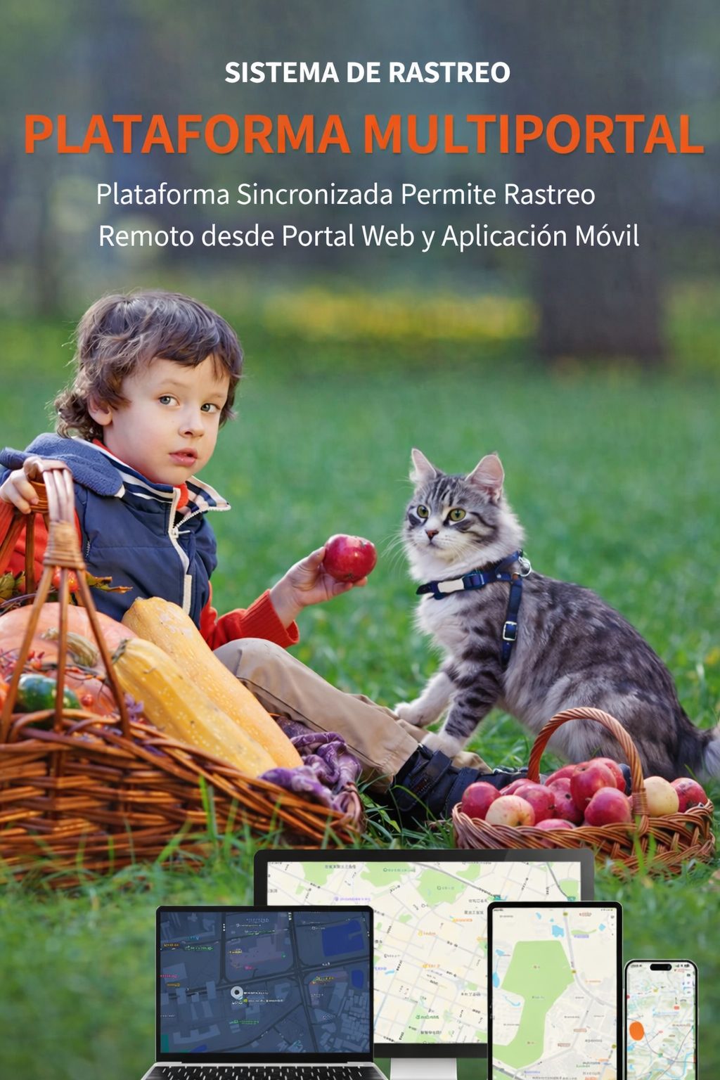 GPS 4G para Mascotas con Alerta de Perímetro | Rastreo en Tiempo Real, APP y Sin Suscripción Mensual